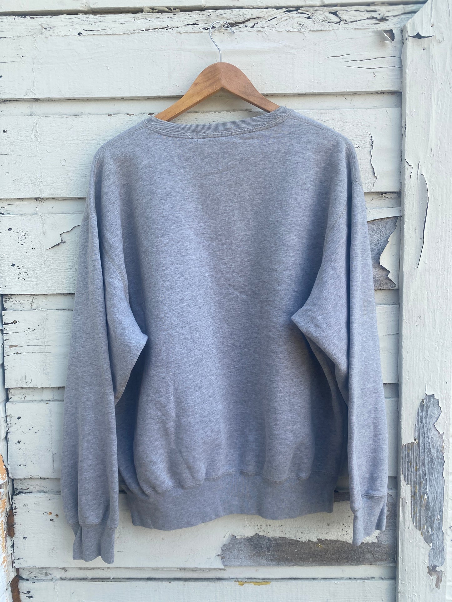 Gray polo sweatshirt large