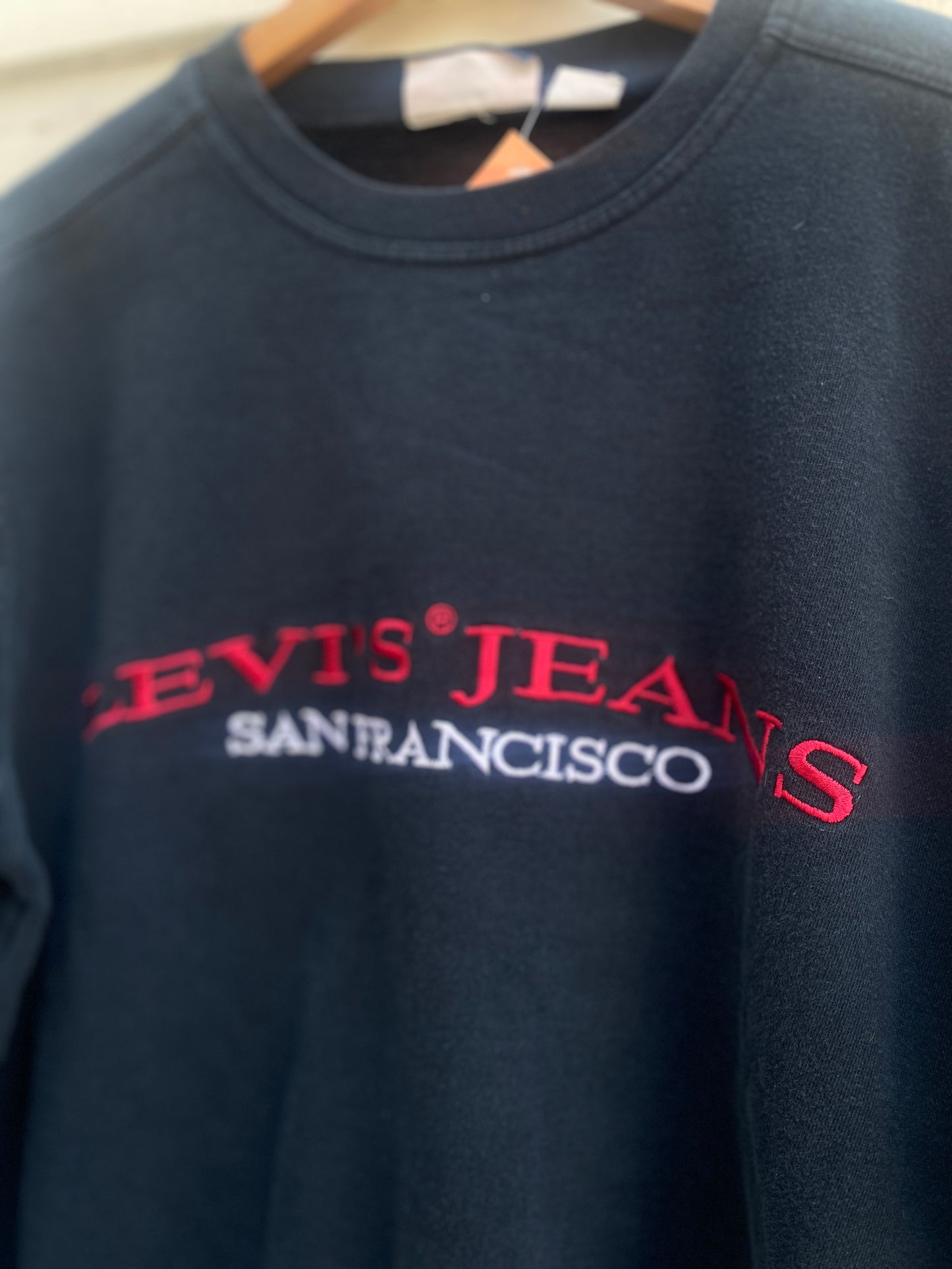 Vintage Levi’s jeans San Fransisco sweatshirt medium/small