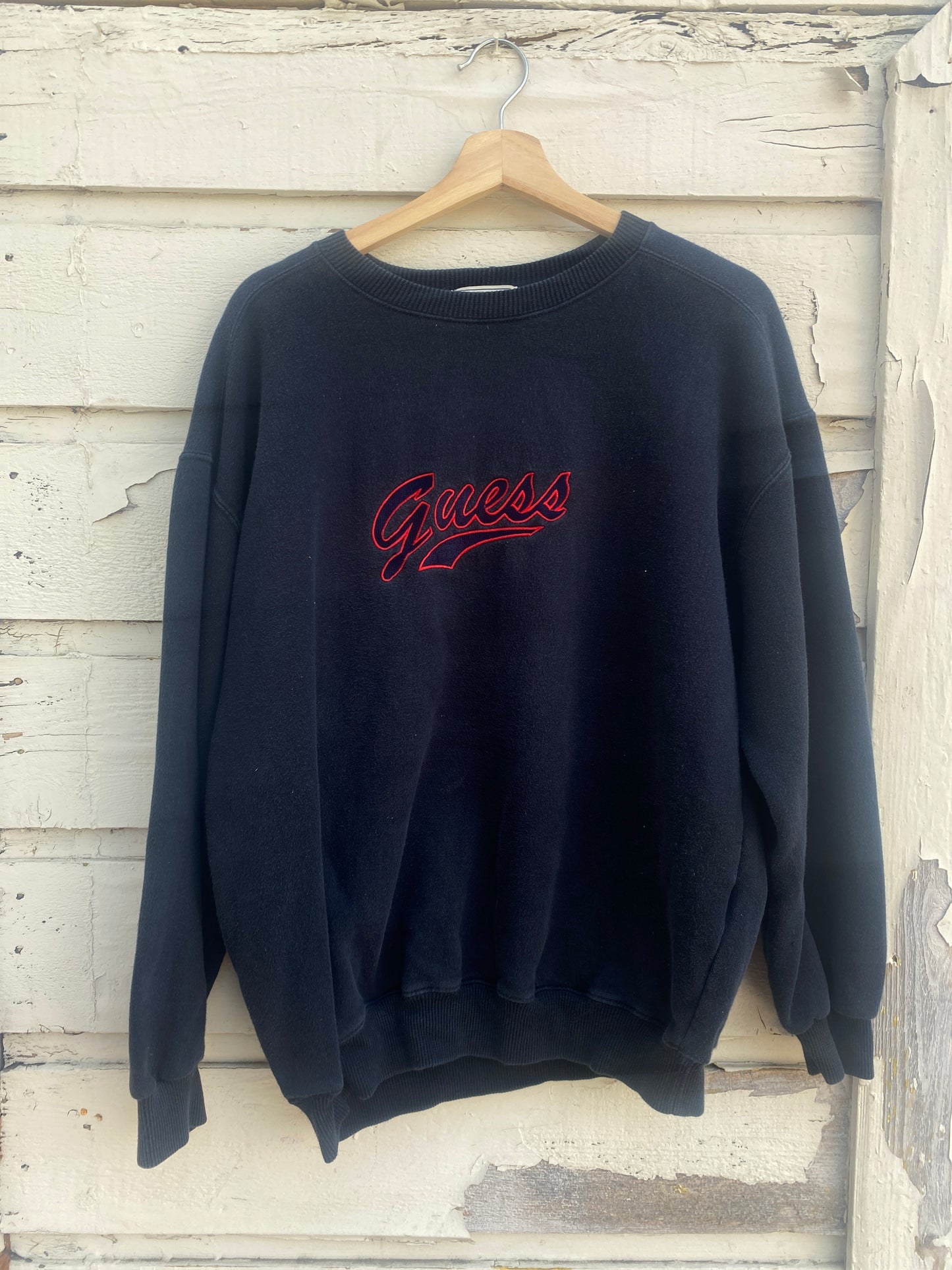 Vintage guess embroidered sweatshirt Large