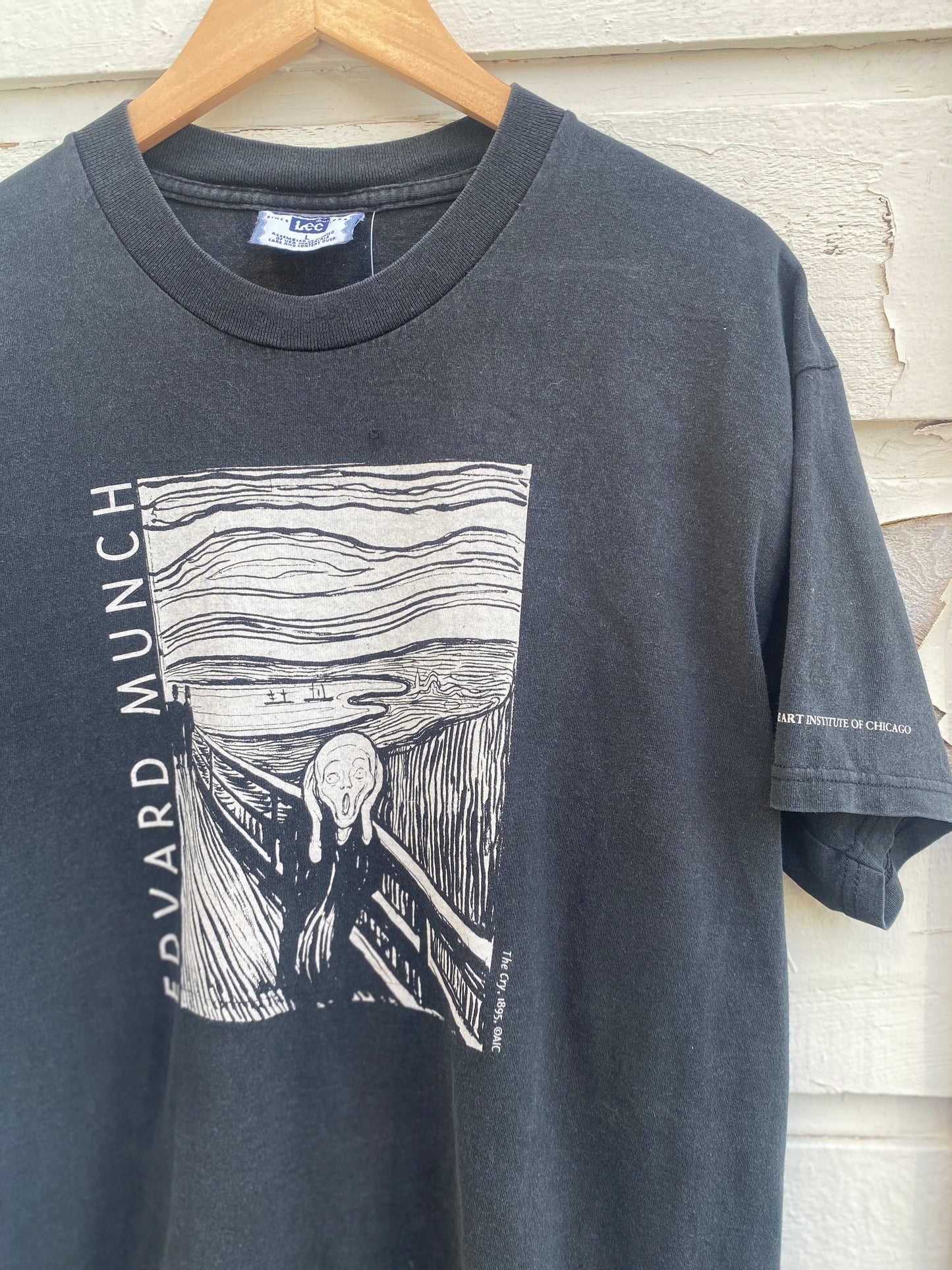 Vintage Art Institute of Chicago Edward Munch The Cry / The Scream Tshirt Large
