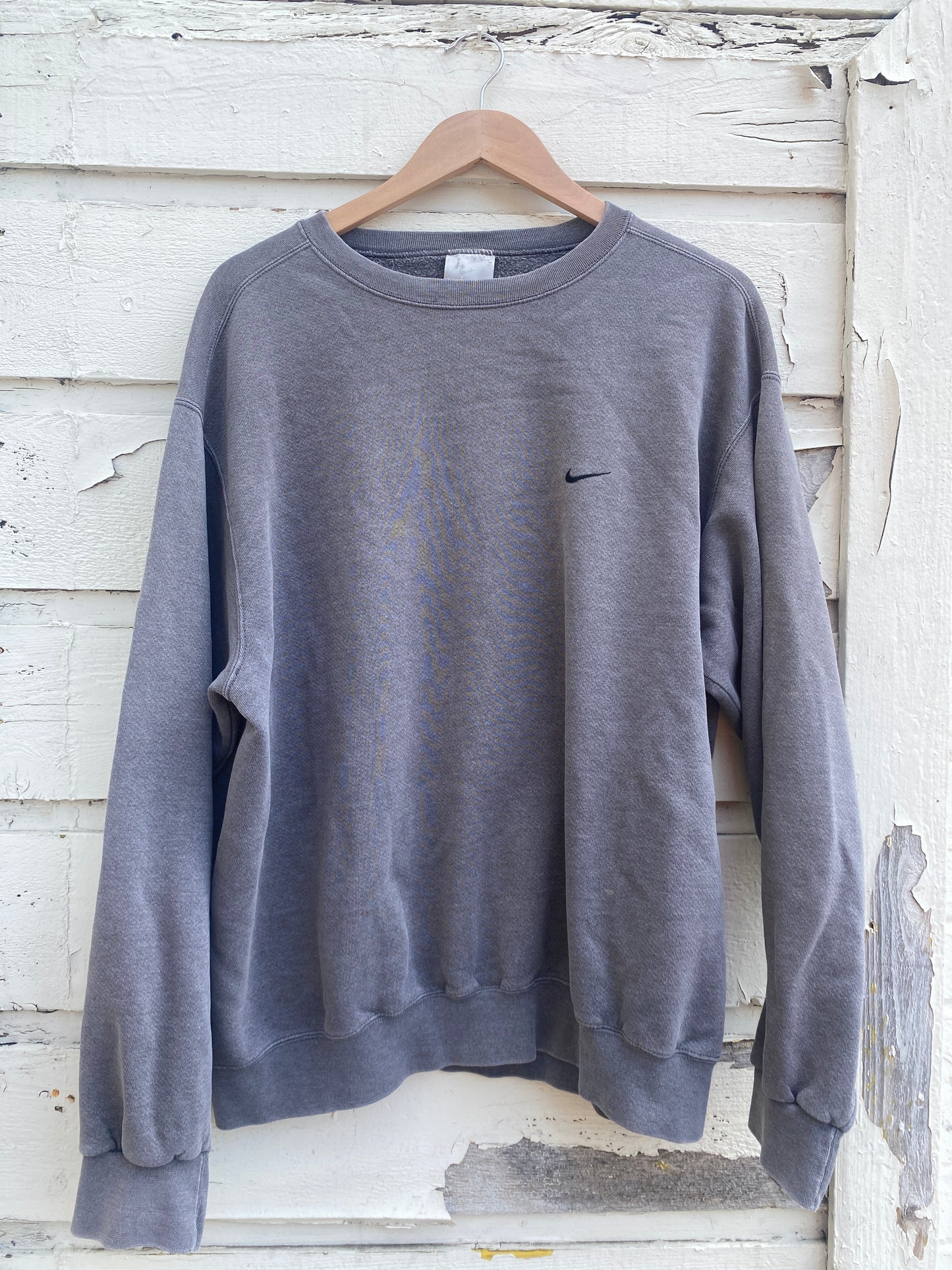 Vintage Nike Embroidered Swoosh Crewneck Sweatshirt Large