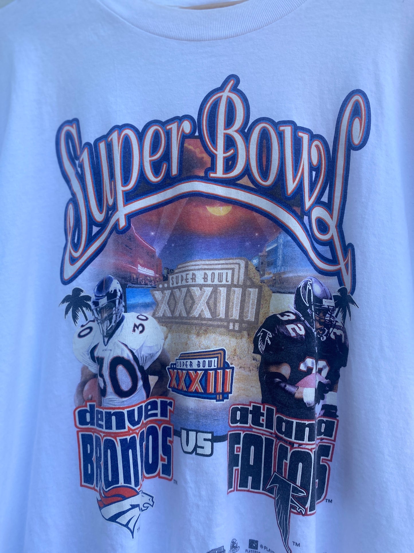 Vintage Super Bowl 1999 Denver Broncos & And Atlanta Falcons XL